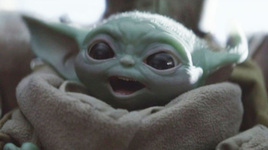 Disney+ Baby Yoda from The Mandalorian