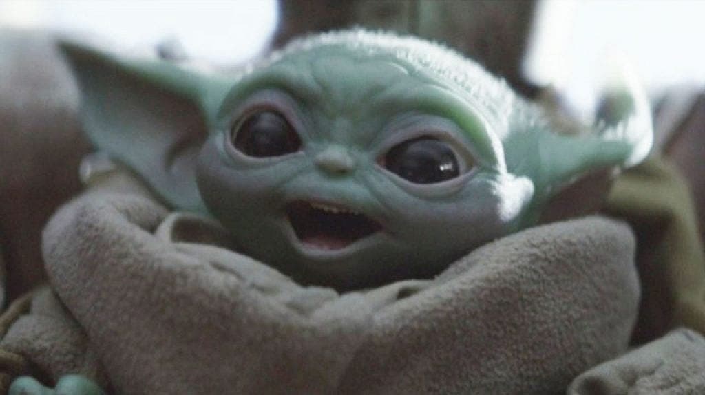 Disney+ Baby Yoda from The Mandalorian